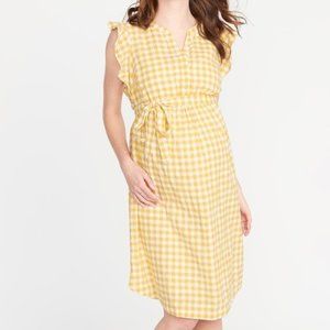 Old Navy Yellow Maternity Dress